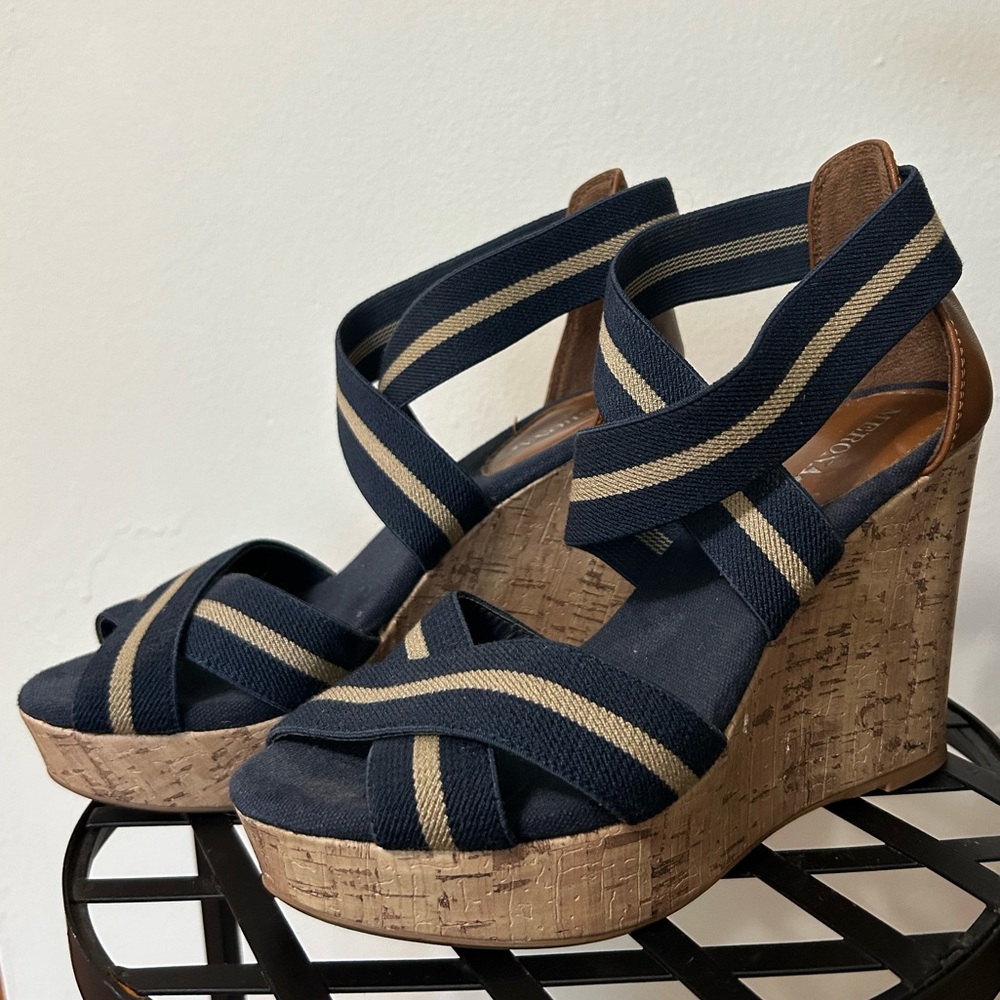 Merona Blue Wedges